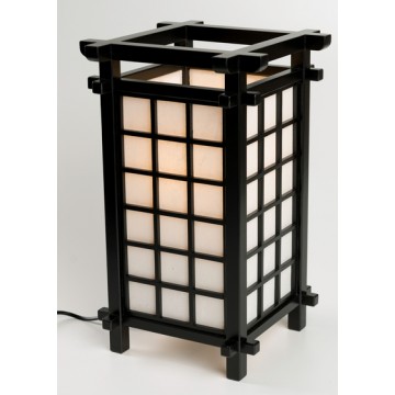 køb Ido black japansk lampe der måler 42 cm