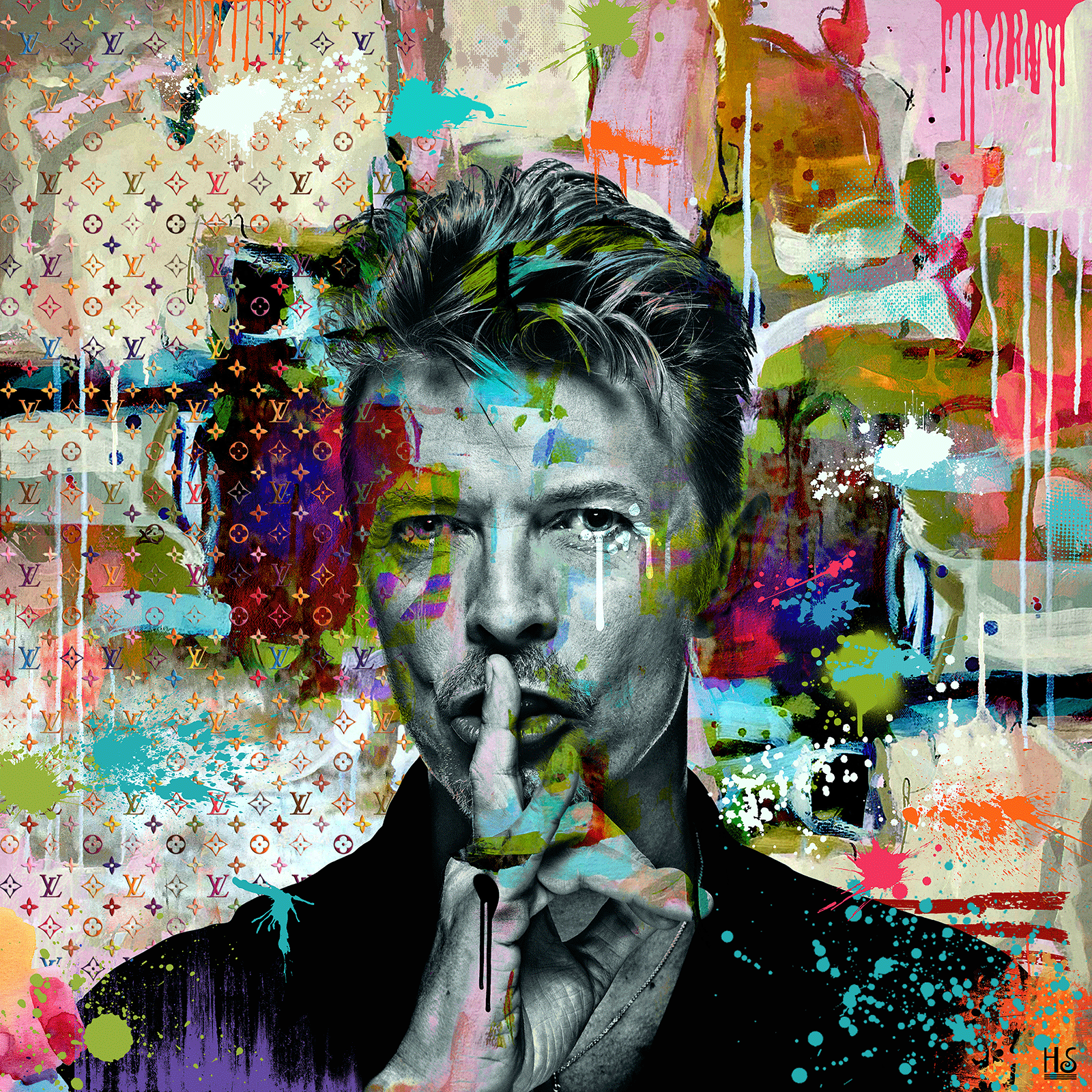 køb David Bowie på aluplade eller canvas