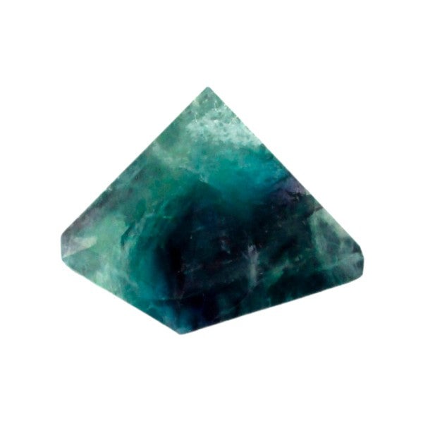 køb Regnbue Fluorit Pyramide - 4 cm