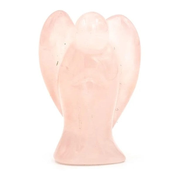 køb Rosakvarts engel - 4 cm